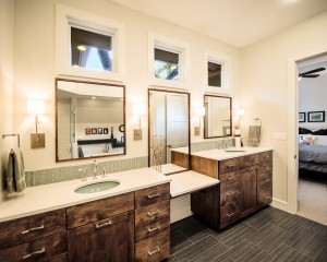 master bath, bathroom, sinks, silestone, modern, contemporary, transitional, austin, architect, architecture