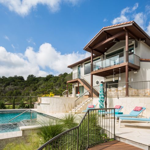 Rob Roy, Guest House, Austin TX, Texas Hill Country, Contemporary homes, infinity pool, contemporary home style